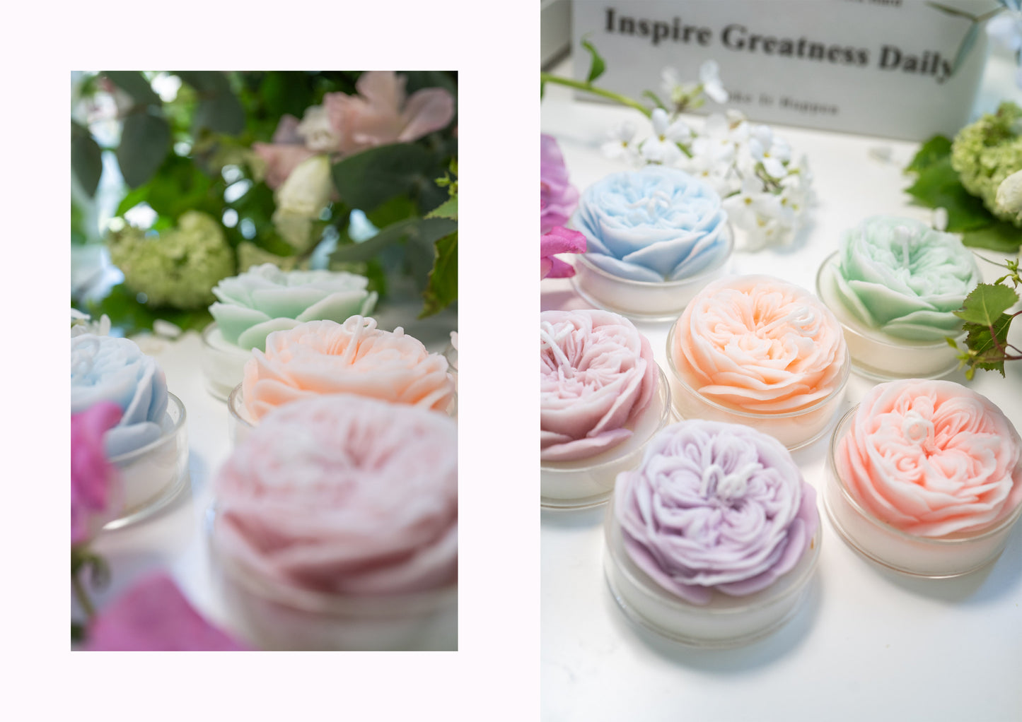 David Austin Rose Candles, Handmade Scented Soy Wax Candles, Home Fragrance, Homewarming Gifts