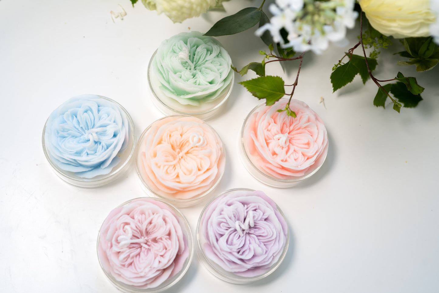 David Austin Rose Candles, Handmade Scented Soy Wax Candles, Home Fragrance, Homewarming Gifts