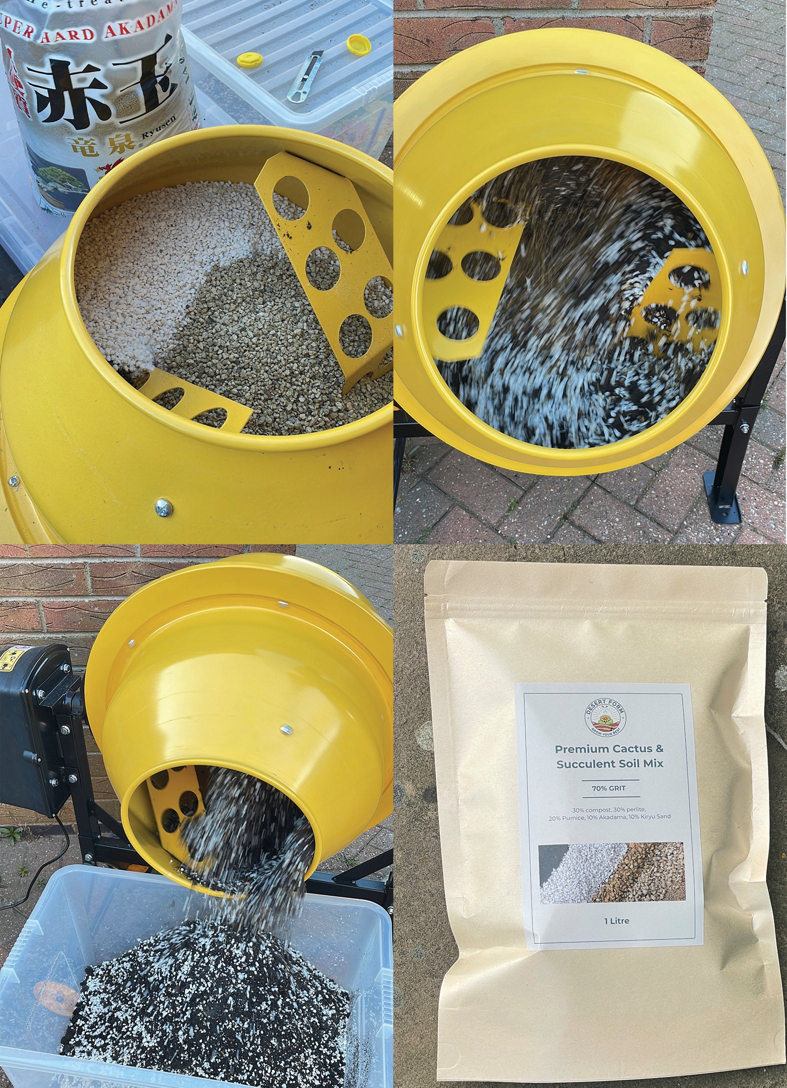 Premium Cactus & Succulent Potting Mix soil for Mature Lithops & Haworthia - 0